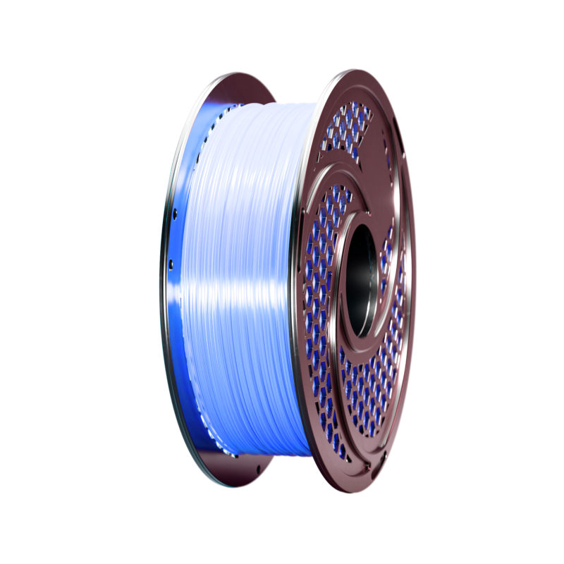 SA Filament Silk PLA+ Chrome Blue Filament, 1.75mm, 1kg_Spool Alone