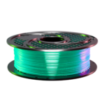 SA Filament Silk PLA+ Chrome Green Filament, 1.75mm, 1kg_Side of Spool