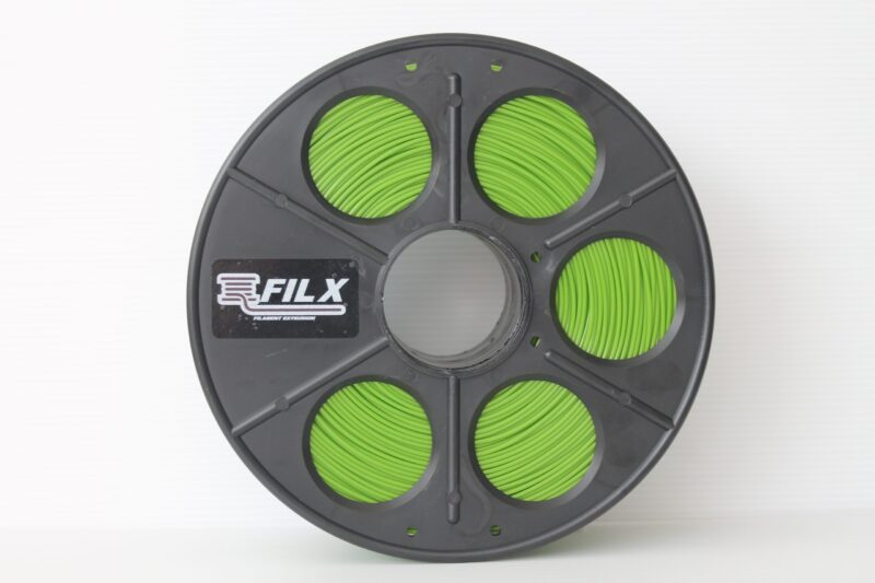 FilX PLA Green Filament, 1.75mm, 1kg