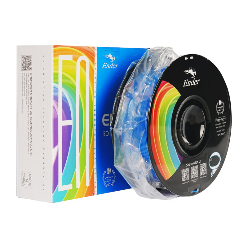 Creality Ender PLA Plus Blue Filament, 1.75mm ,1kg_Packaging
