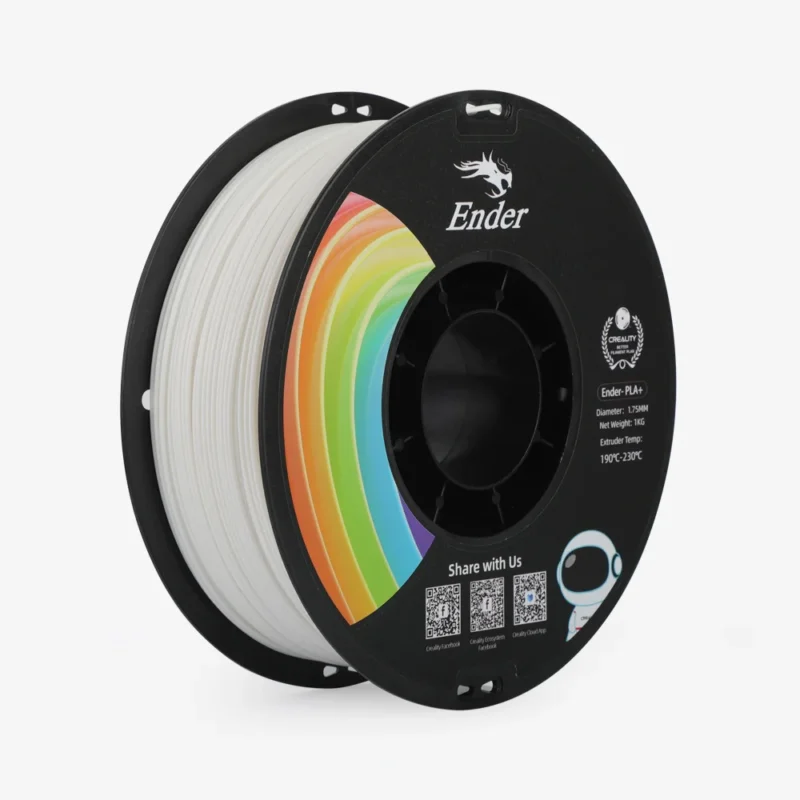 Creality Ender PLA Plus White Filament, 1.75mm ,1kg_Main Creality Ender PLA Plus White Filament, 1.75mm ,1kg_Main