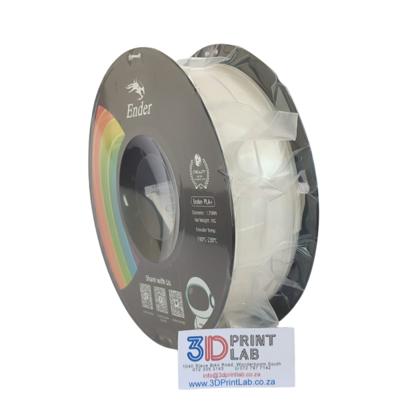 Creality Ender PLA Plus White Filament, 1.75mm ,1kg_Sealed Plastic