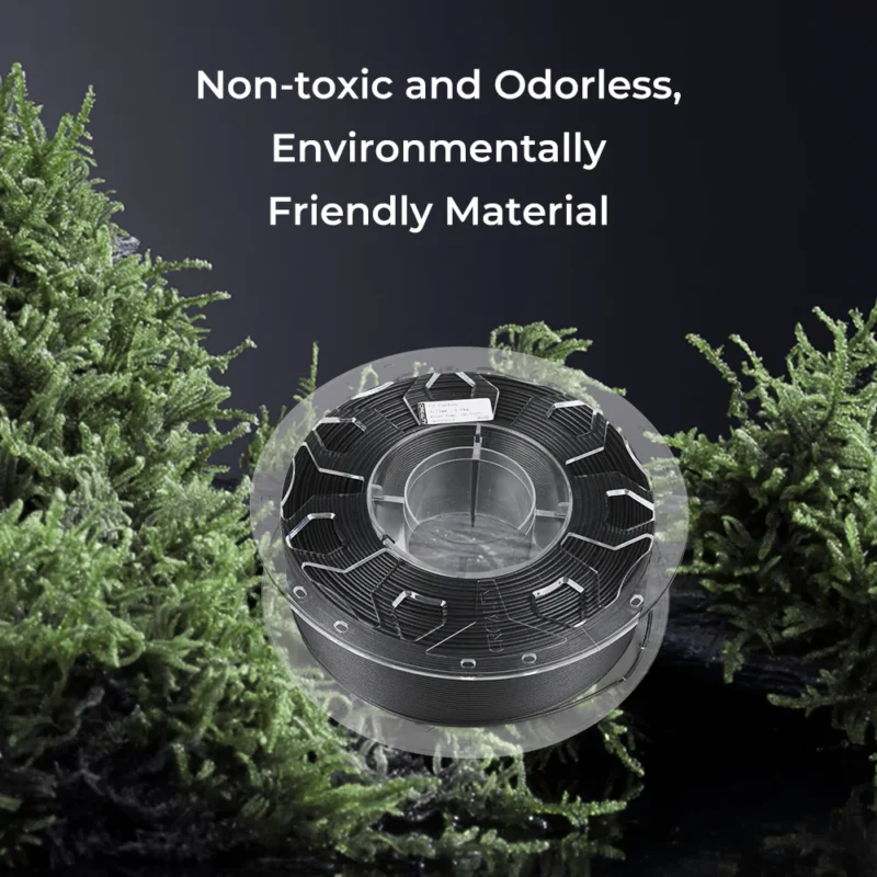 Creality CR-PLA Carbon Black Filament, 1.75mm, 1kg_Non Toxic and Odourless