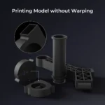 Creality CR-PLA Carbon Black Filament, 1.75mm, 1kg_Print without Warping