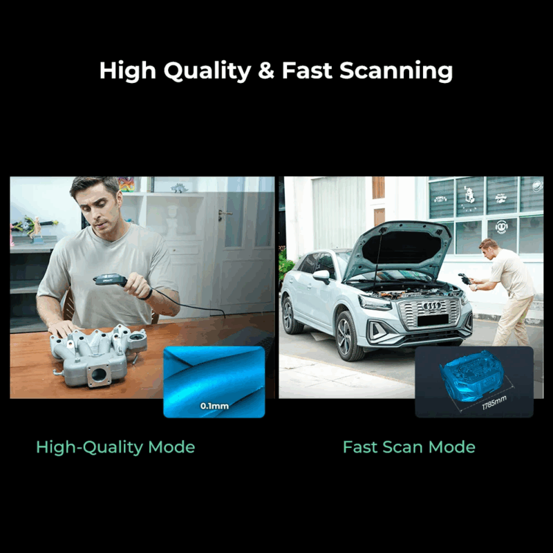 Creality CR-Scan Ferret Pro 3D Scanner_Two Scan Modes