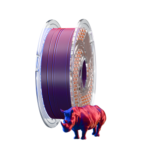 SA Filament Dual Silk PLA+ Blue Blood Filament, 1.75mm, 750g_With Model