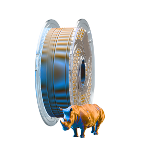 SA Filament Dual Silk PLA+ Tropical Sunset Filament, 1.75mm, 750g_With Model