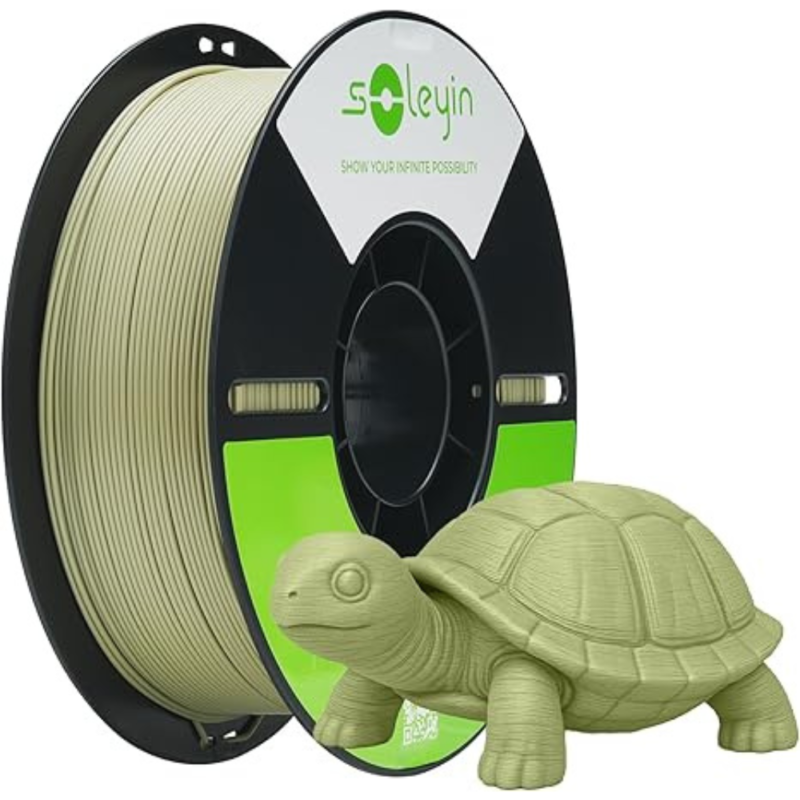 Soleyin Ultra PLA Glass Green Filament, 1.75mm, 1kg Soleyin Ultra PLA Glass Green Filament, 1.75mm, 1kg