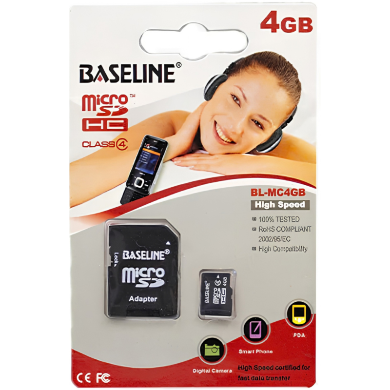 Baseline 4GB MicroSD Card_Main Image