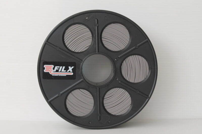 FilX PLA Grey Filament, 1.75mm, 1kg