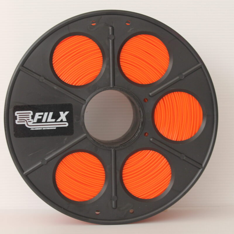 FilX PLA Orange Filament, 1.75mm, 1kg