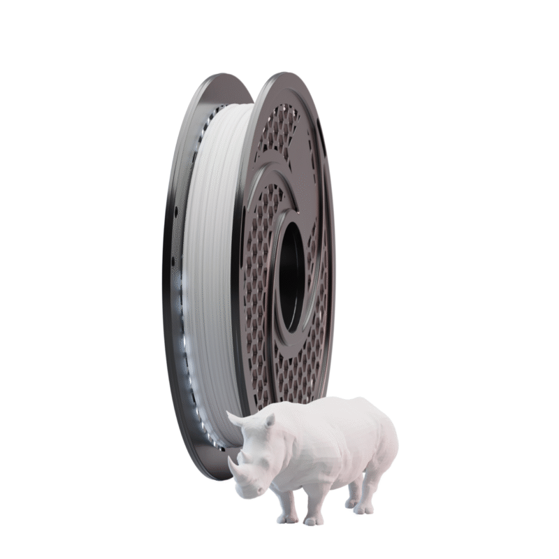 SA Filament TPU 95A White Filament 1.75mm 500g_With Model