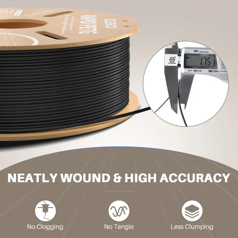 Elegoo Rapid PETG Black_High Accuracy