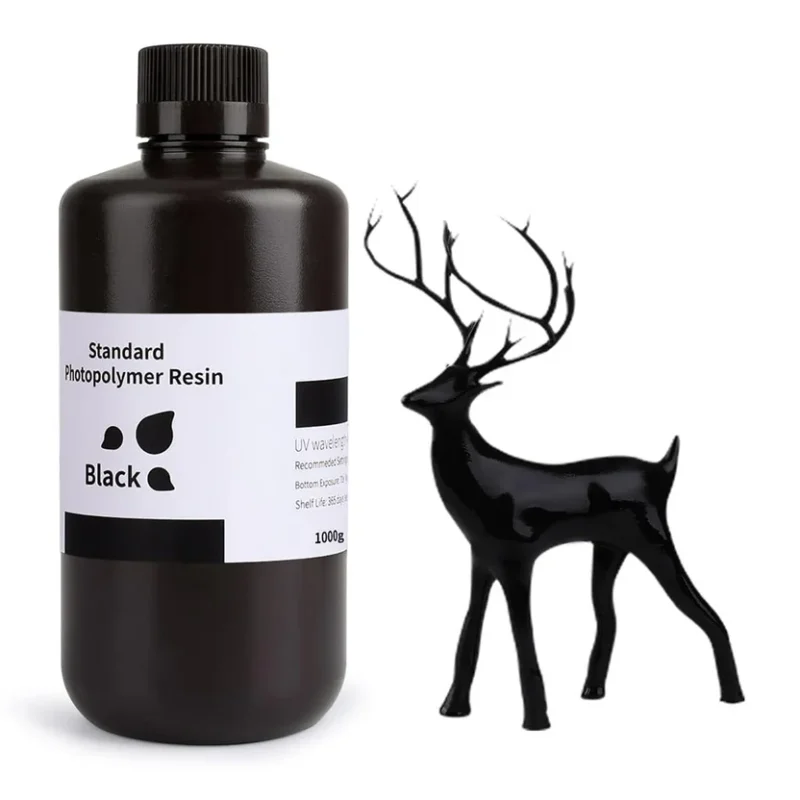Elegoo Standard Resin V1.0 Black_Main Image