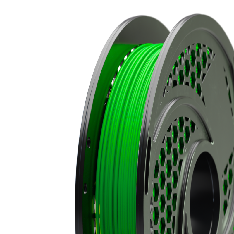 SA Filament TPU 95A Luminous Green_Close Up