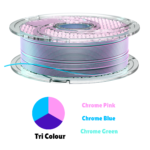 SA Filament Tri Silk PLA+ Chrome Royale_Side of Spool