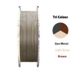 SA Filament Tri Silk PLA+ Dark Sandstorm_Front of Spool