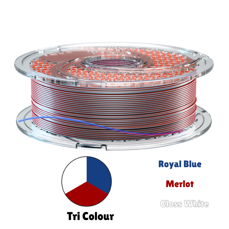 SA Filament Tri Silk PLA+ Fire, Ice and Sky_Side of Roll