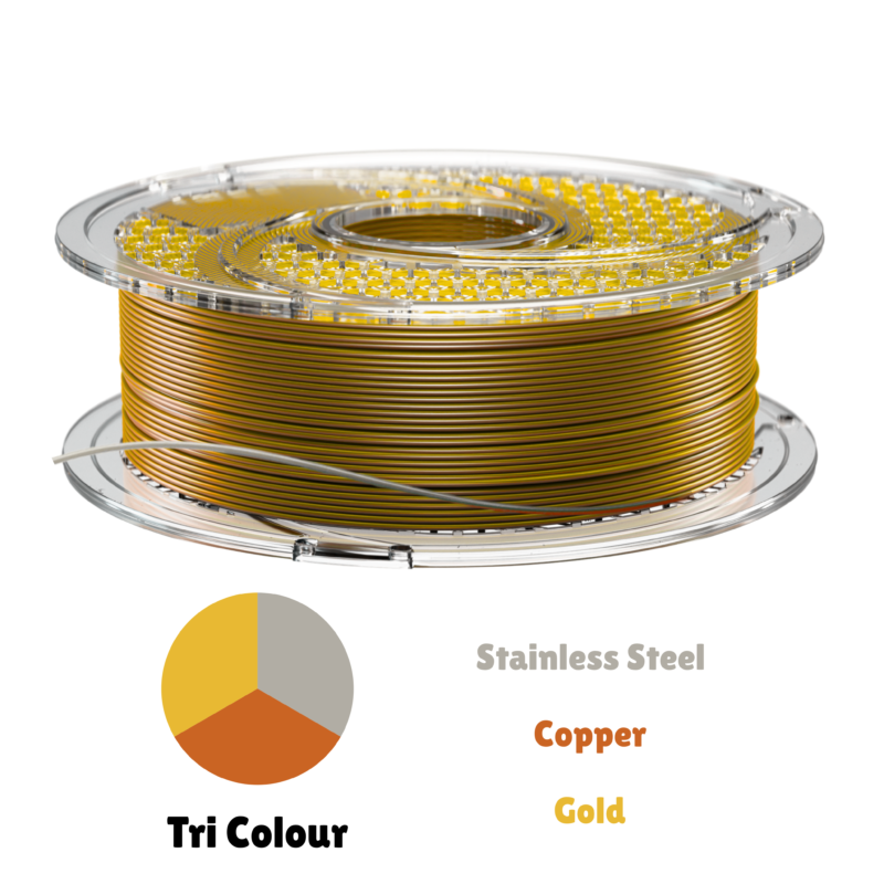 SA Filament Tri Silk PLA+ Podium Finish_Side of Spool