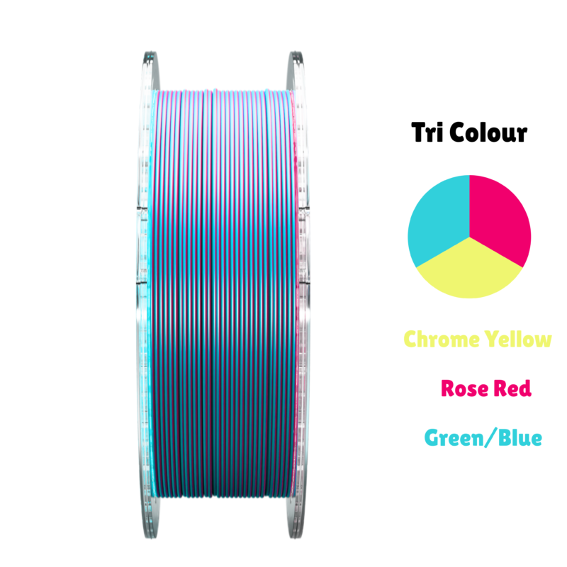 SA Filament Tri Silk PLA+ Solar Bloom_Front of Spool