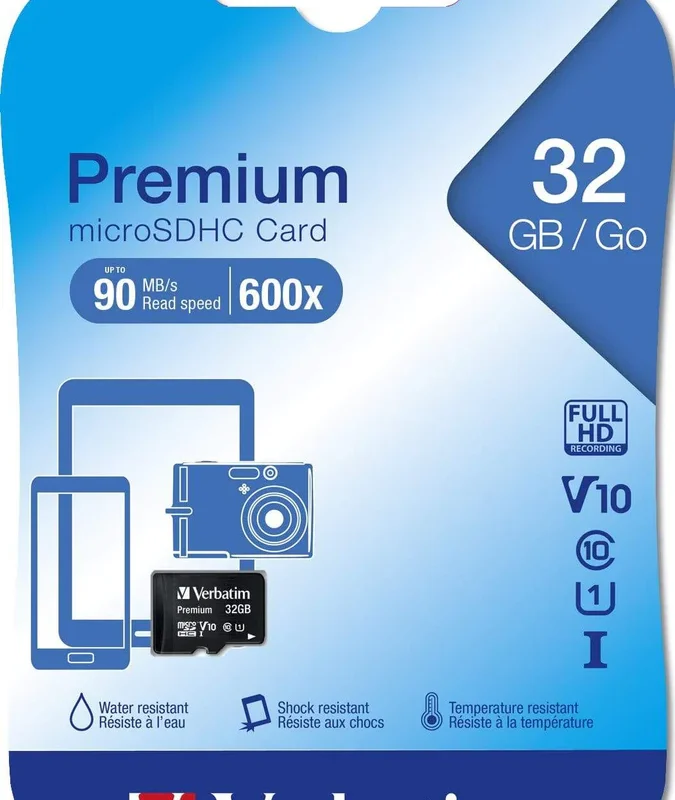 Verbatim 32GB MicroSD Card_Main Image
