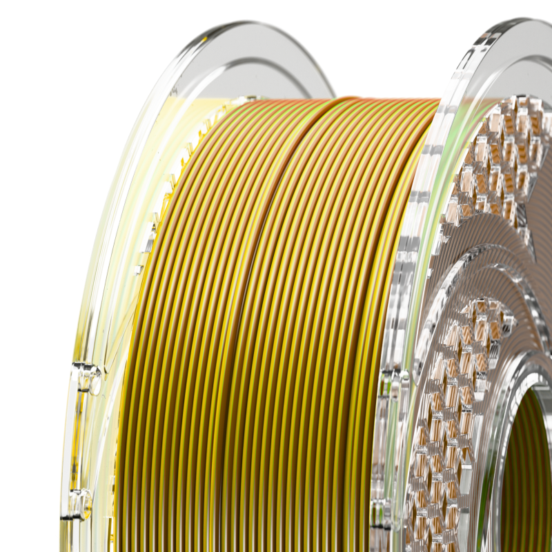 SA Filament Dual Silk PLA+ Molten Treasure_Close Up