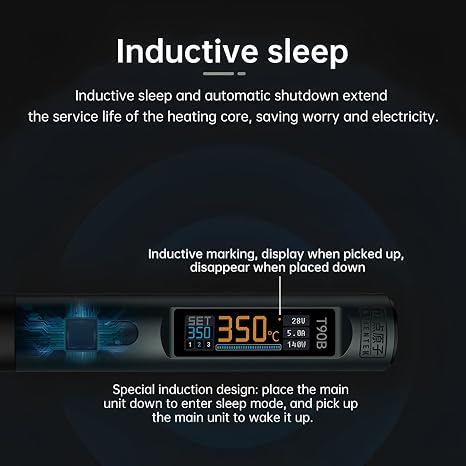 Alientek T90B Smart Soldering Iron_Sleep Mode