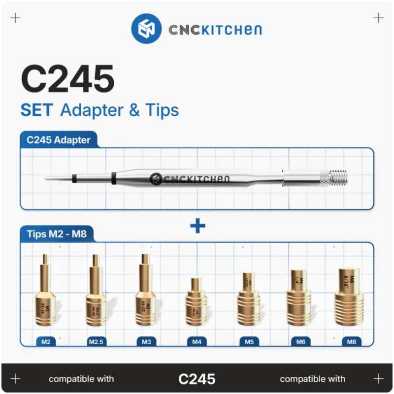 C245 Soldering Iron Adapter with Tips Set_Main Image