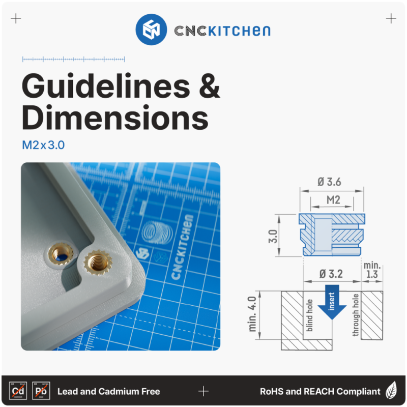 M2 x 3mm_Dimensions