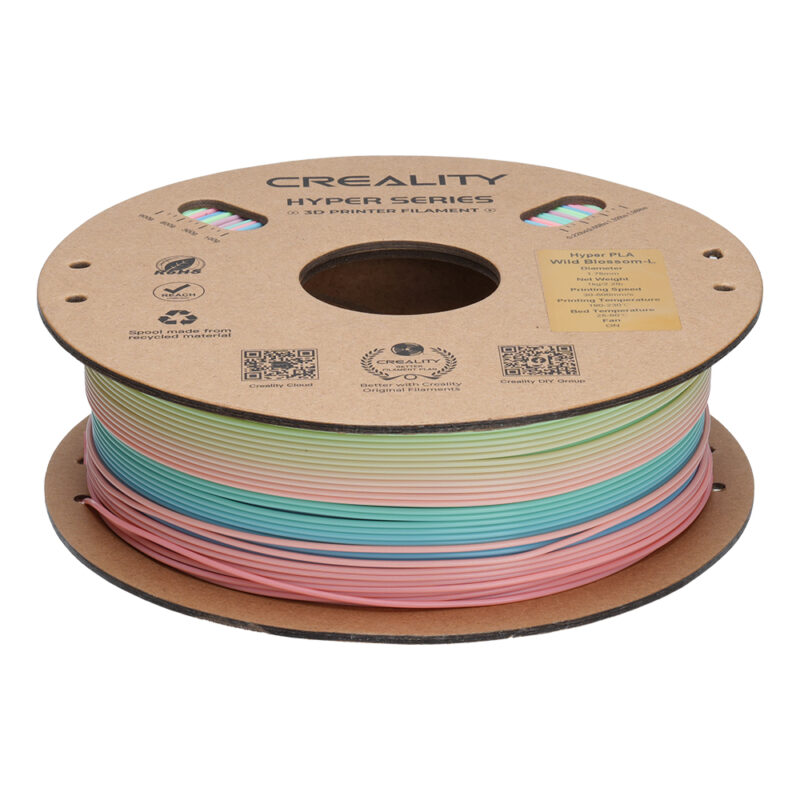 Creality Hyper PLA Rainbow Spring Lake_Side Spool