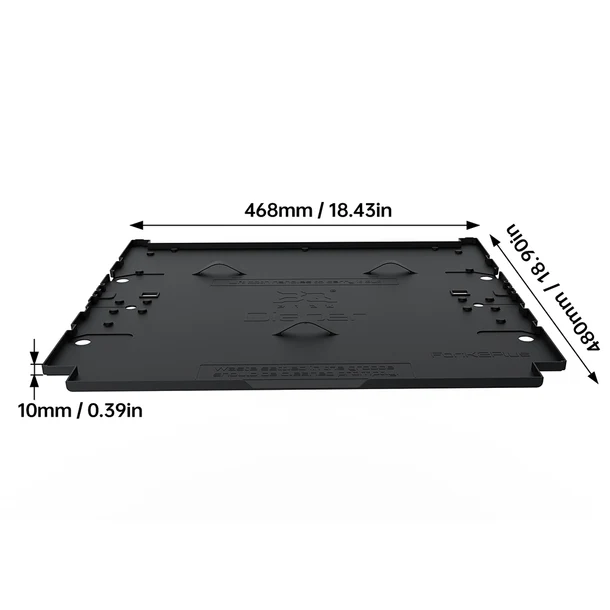 Creality K2 Plus Waste Tray_Dimensions