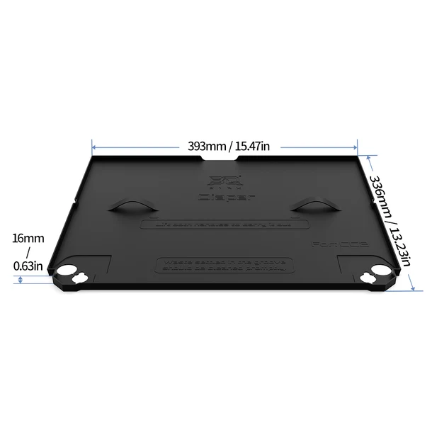 Elegoo Centauri Carbon Waste Tray_Dimensions