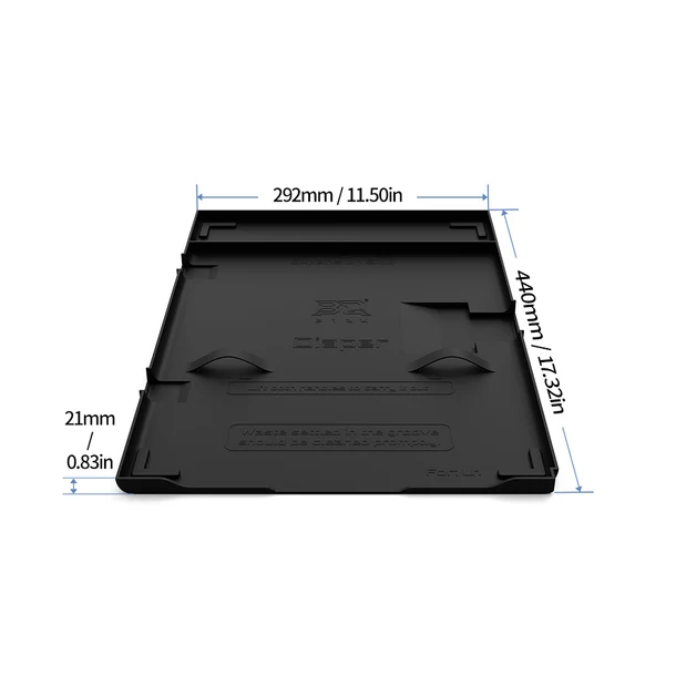 Snapmaker U1 Waste Tray_Dimensions